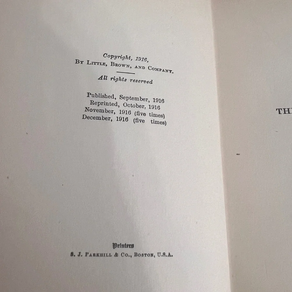 The Worn Doorstep Margaret Sherwood 1916 Hardcover Little Brown and Company WWI